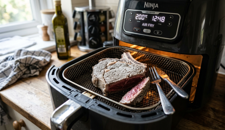 Viande rouge épaisse à ne pas mettre dans une friteuse