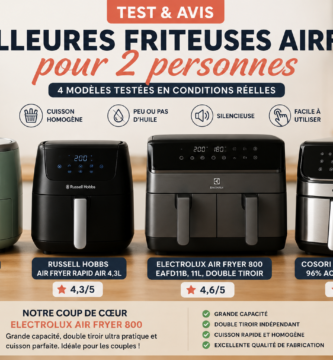 friteuse air fryer pour deux personne