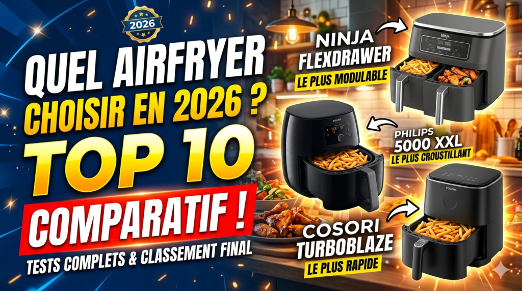 meilleur friteuse airfryer 2026 comparatif