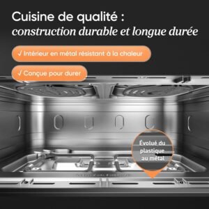 cosori air fryer twinfry materiau de qualité durable